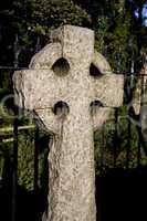 roughly-cut stone cross