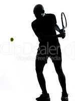 man tennis player backhand