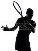 man tennis player forehand