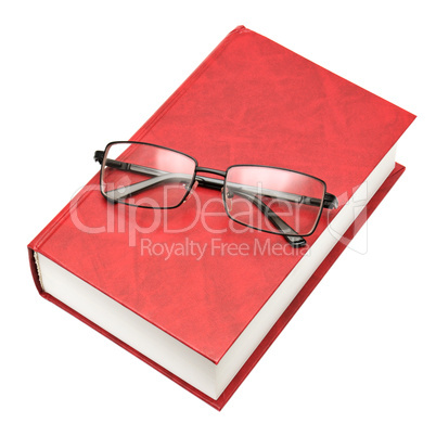 book and glasses