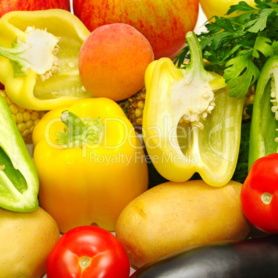 vegetables and fruit