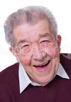 Portrait eines lachenden Senior