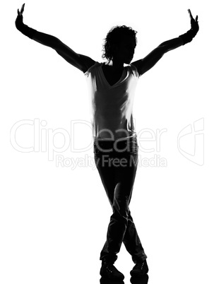 hip hop funk dancer dancing man