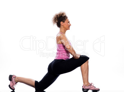 woman stretching posture