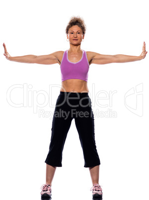 woman stretching posture