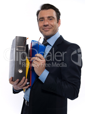 Man Portrait holding files