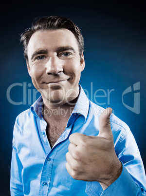 Man Portrait Thumb up