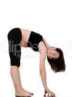 Pregnant Woman exercise stretching