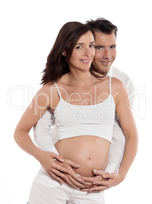 Happy Couple Expecting Baby