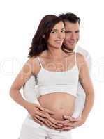 Happy Couple Expecting Baby