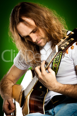 man with a guitar