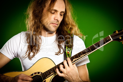 man with a guitar