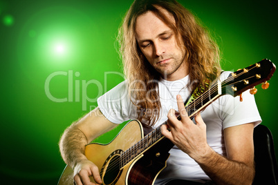 man with a guitar