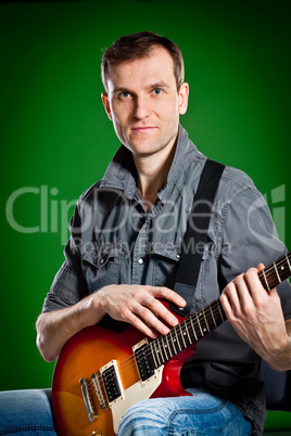 man with a guitar