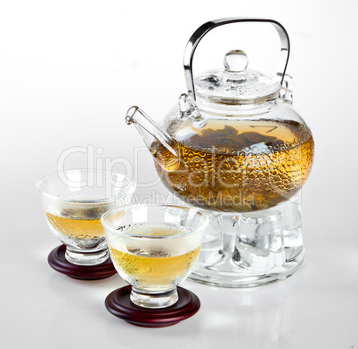 glass teapot Chinese tea