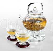 glass teapot Chinese tea