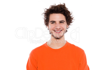 funky cool young man portrait smiling