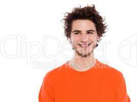funky cool young man portrait smiling