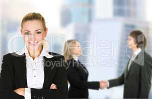 Business woman in an office environment