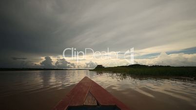 Bootsfahrt auf Amazonas, Peru