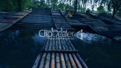 Yangshuo bamboo rafting II