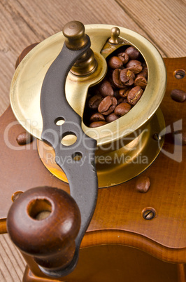 Rustic coffee grinder