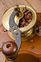 Rustic coffee grinder