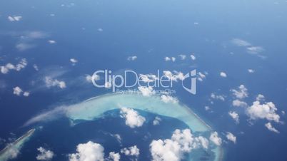 Maldives islands aerial 02