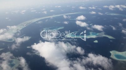 Maldives islands aerial 06