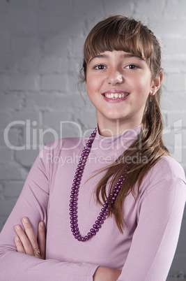 Portrait of young girl