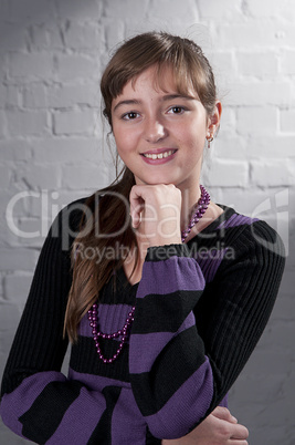 Portrait of young girl