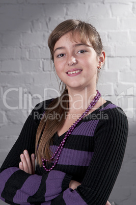 Portrait of young girl