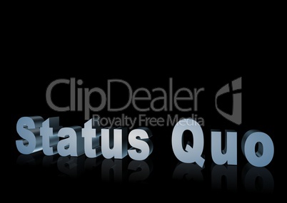 Status Quo 3d text -XXXL