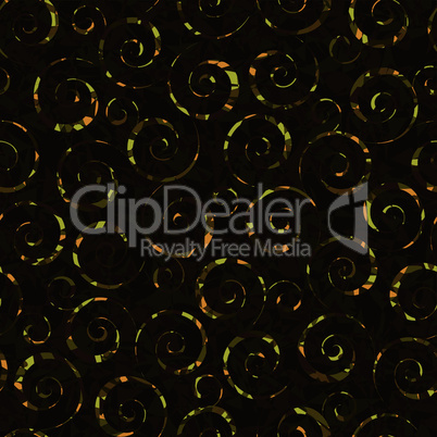 gold floral abstract seamless background pattern