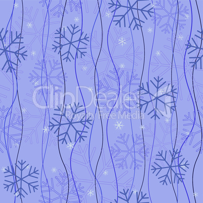 abstract christmas snowflake blue color background