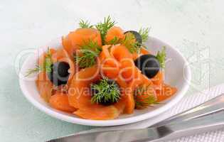 Appetizer of Salmon