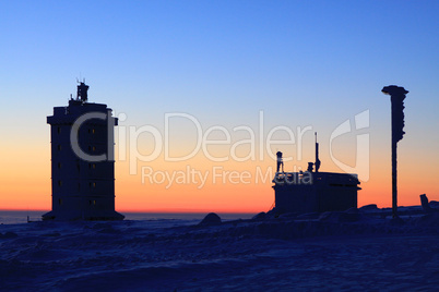 Sonnenaufgang auf dem Brocken