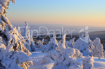 Sonnenaufgang auf dem Brocken