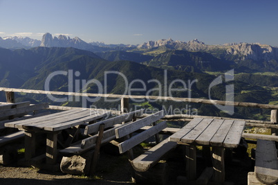 Blick zu den Dolomiten