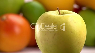 Green and red Apple, 2 clips