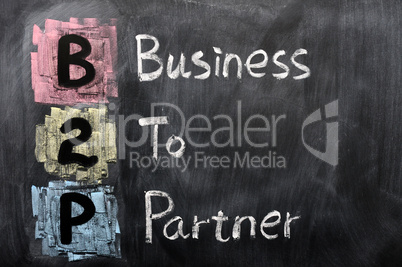 Acronym of B2P - Business to Partner