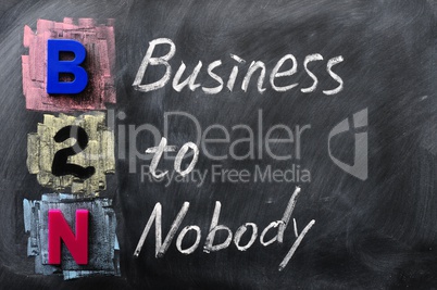 Acronym of B2N - Business to Nobody