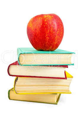 Books with apple Books with apple