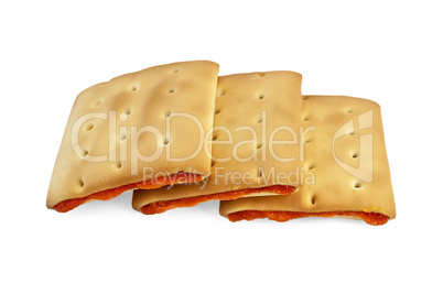 Crackers filled with whole