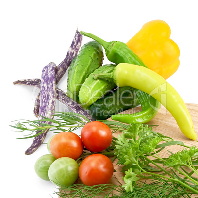 Vegetables with beans
