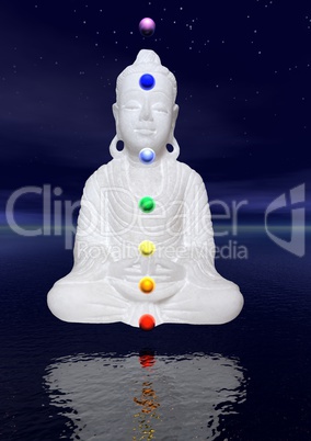 Buddha and chakras