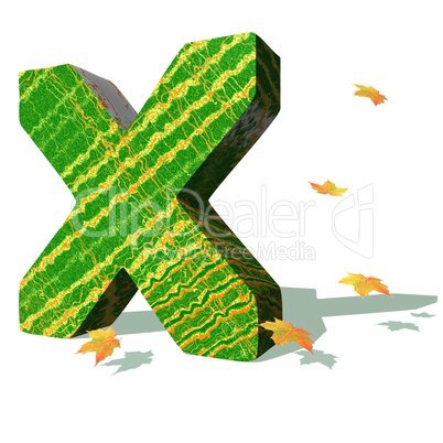 Ecological X letter