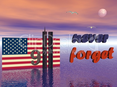 9-11 never forget