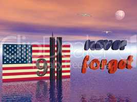 9-11 never forget