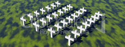 White crosses